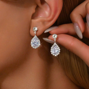 Trang sức bạc - Queen Spark Earrings